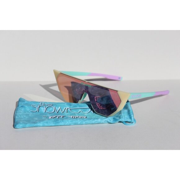 PIT VIPER The Passion Showroom Sunglasses Blue/White/Purple/Pink Revo NEW - Picture 7 of 11